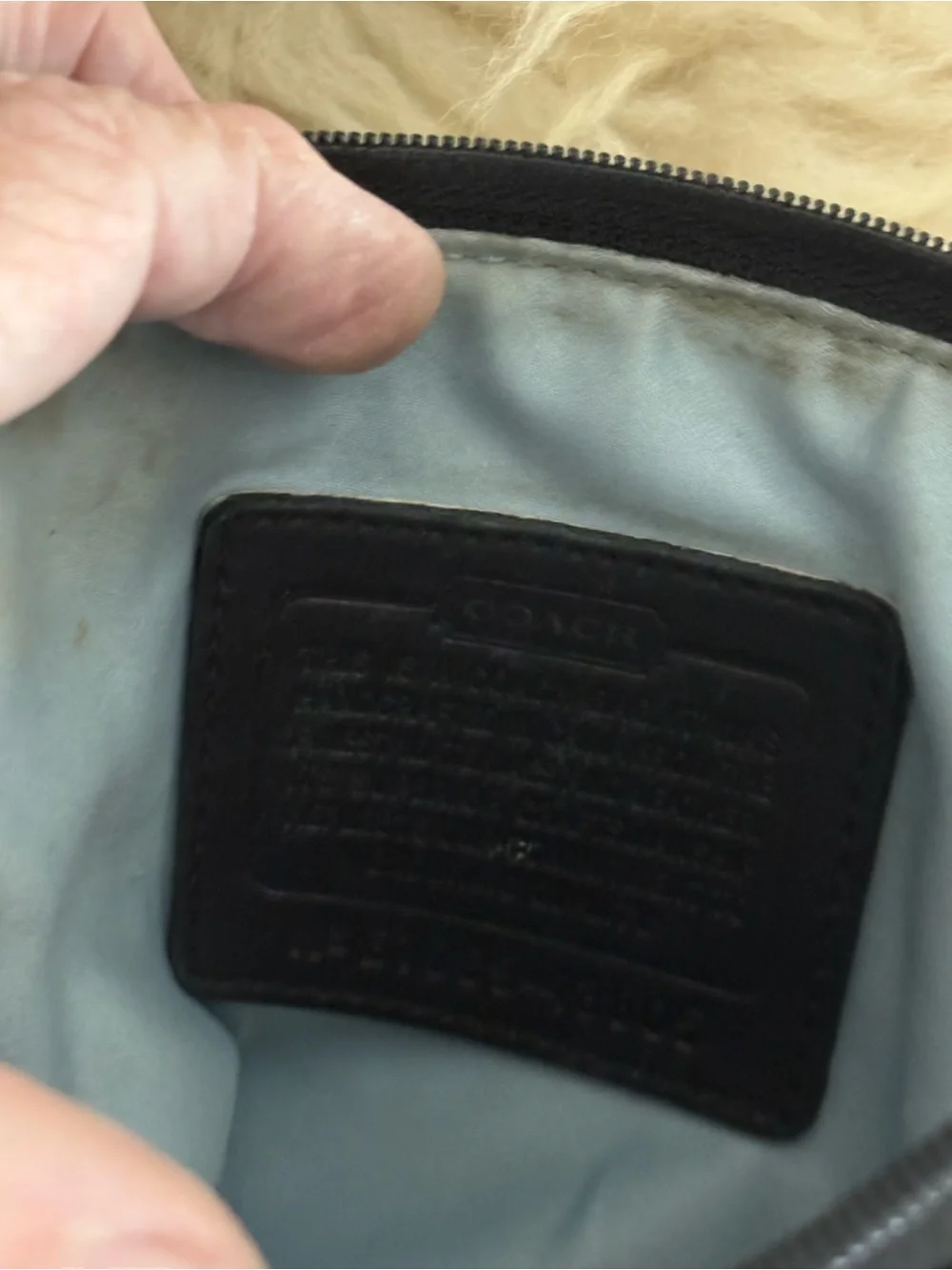 Coach Julia Black Pebbled Leather Crossbody Bag